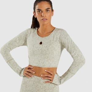 Gymshark longsleave crop top size S